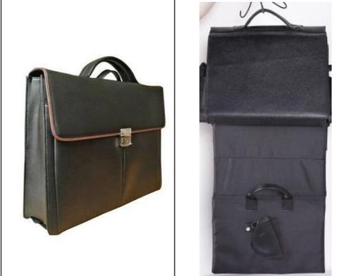 44 * 33 * 8.5cm Counter Terrorism Equipment Handheld Black Bulletproof Briefcase