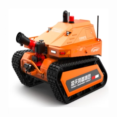 6hrs Battery Time Fire Fighting Robot For Fire Suppression Main Engine Weight 28kg