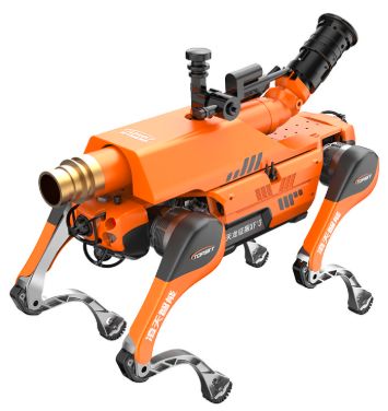 Fire-Fighting Quadruped Robot Dog for Police and Military