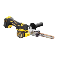 High Speed Grinding Lithium-ion Belt Sander Tool-free Belt Replacement