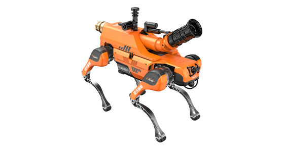 多機能 IP67 保護レベル 四足の消防用インテリジェントロボット犬