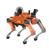 40kg超大型犬型偵察四足歩行ロボット犬、ハンドヘルド統合リモコン端末付き