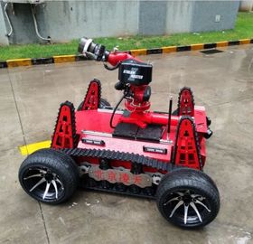 消火活動のロボットは大容量電池のタイプ、モジュラー分散制御の設計が付いているDCモーターを加えました