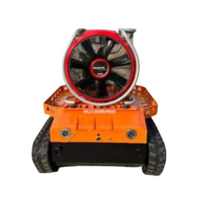 6500N の牽引力 1100m のリモコン制御と 78.1% の登り能力を持つ 防爆消防ロボット