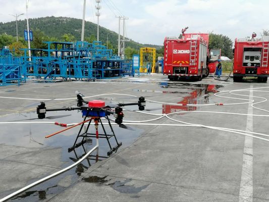 1200mの最高飛行高さの消防署の無人機、消火活動装置